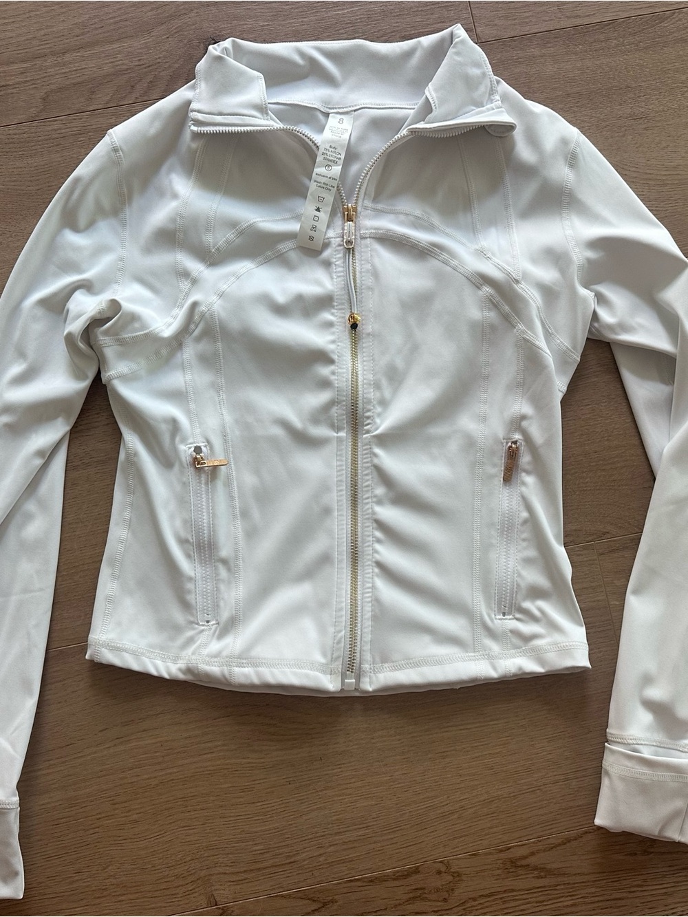 lululemon athletica White Full-Zip Utility Jacket